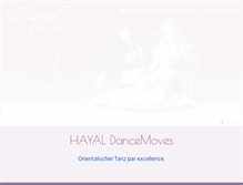 Tablet Screenshot of hayal-orientalmoves.de